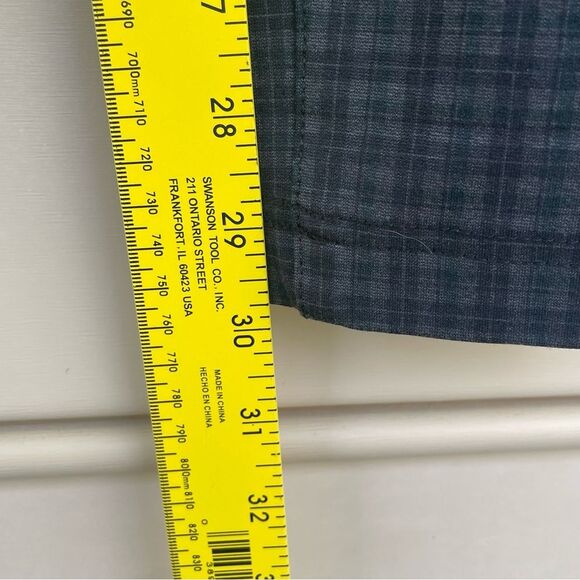 Kut from the Kloth Gray Green Plaid Stretch Skinny Trousers Size 4 - Picture 9 of 11